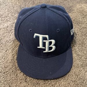 Tampa Bay Fitted Hat / Baseball Cap with TB Logo